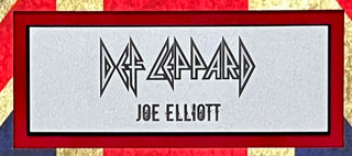 Joe Elliott-Def Leppard signed photo