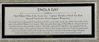 Enola Gay Crew cut signatures