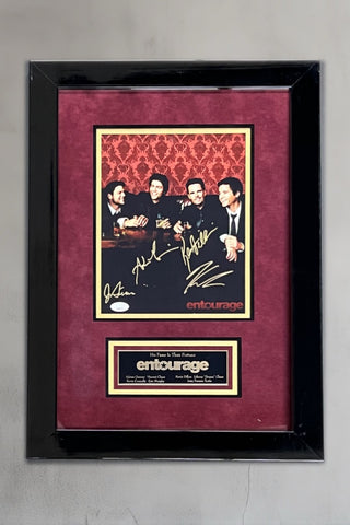 Entourage cast signed 8x10