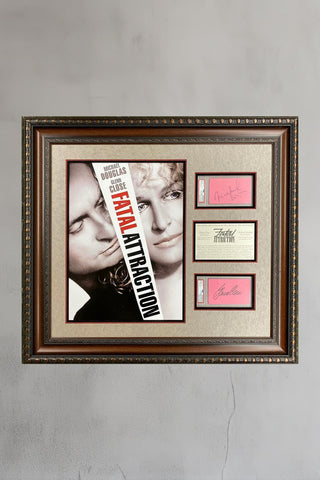 Michael Douglas & Glenn Close Signed Fatal Attraction