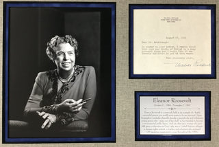 First Lady Eleanor Roosevelt Signed 1951 Letter