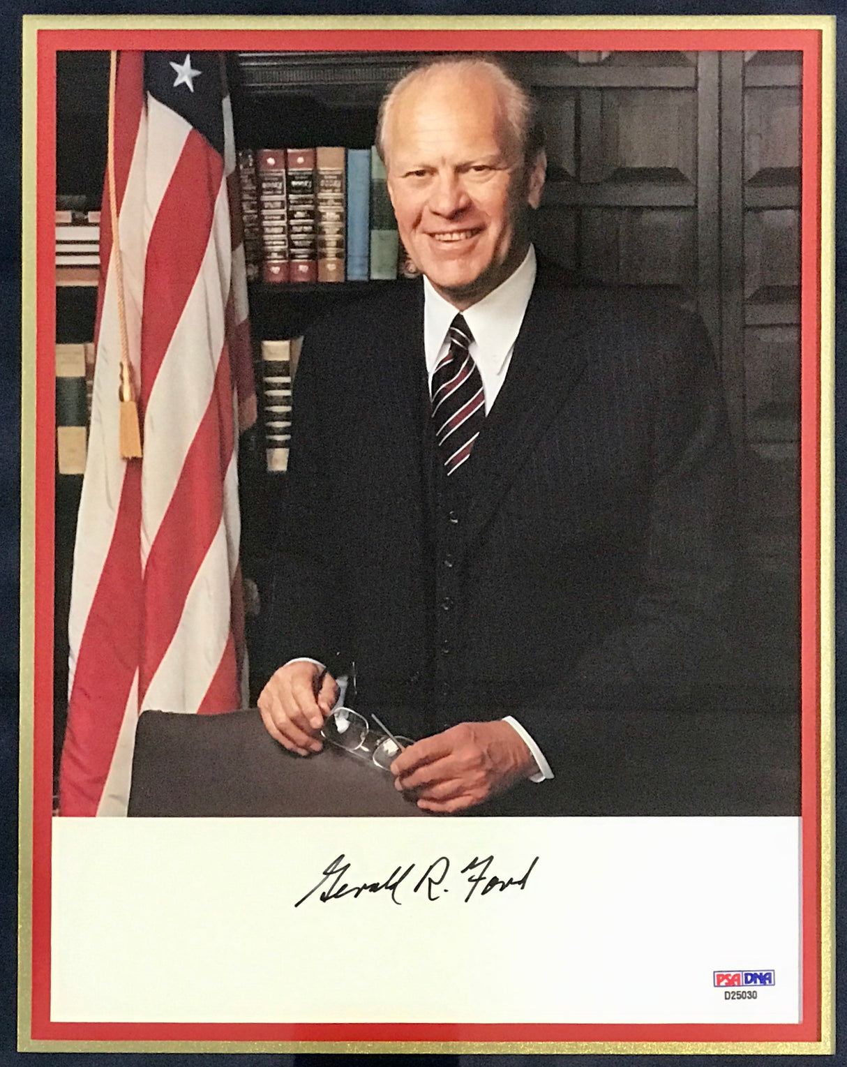 Gerald R. Ford-38th President signed photo