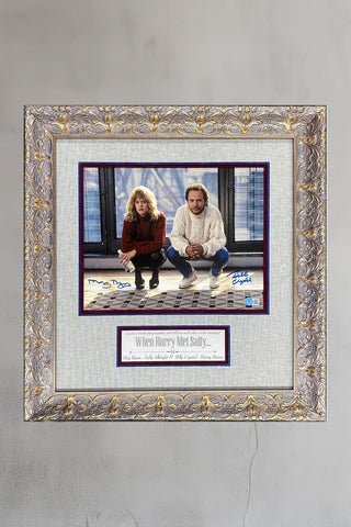 Billy Crystal & Meg Ryan Signed When Harry Met Sally Photo