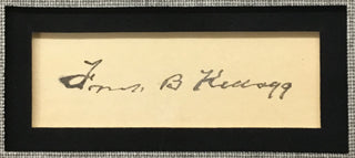 Frank B Kellogg 45th Secretrary of State Cut Signature