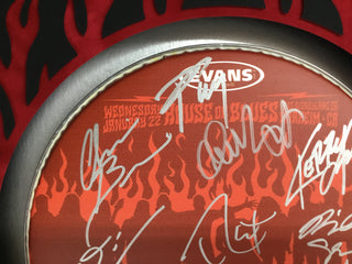 Metal Masters Multi-Signed Drumhead Neil Portnoy + 10 More