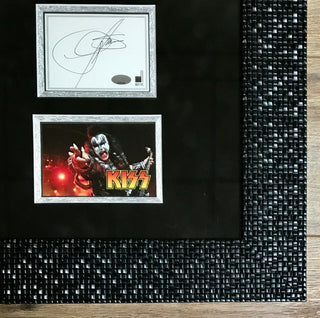 Gene Simmons-KISS signed cut