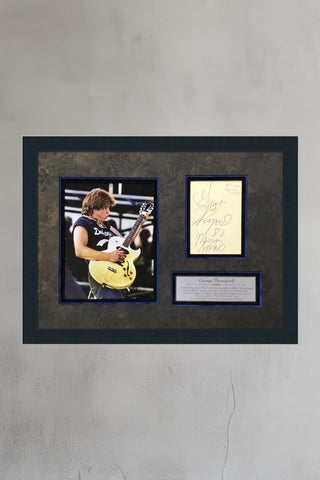 George Thorogood Signed Cut