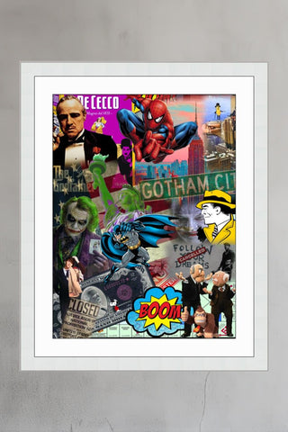 Punk Gotham City Limited Edition Giclee on Paper