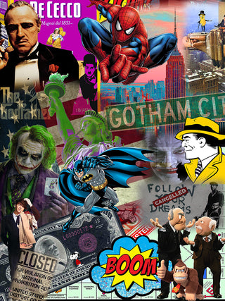 Punk Gotham City Limited Edition Giclee on Paper