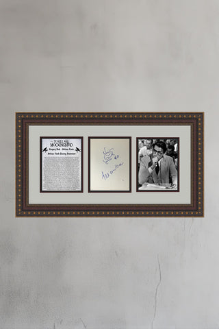 Gregory Peck To Kill a Mockingbird Signed Display