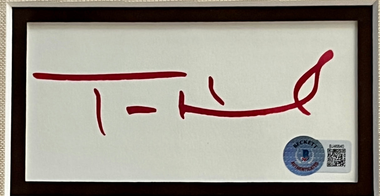 Tom Hanks-Forrest Gump signed cut