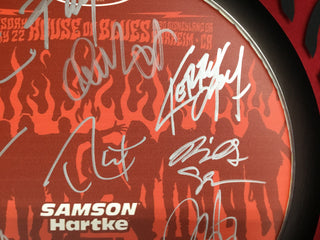 Metal Masters Multi-Signed Drumhead Neil Portnoy + 10 More