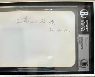 Abram S.Hewitt-Inventor of NYC Subway signed cut