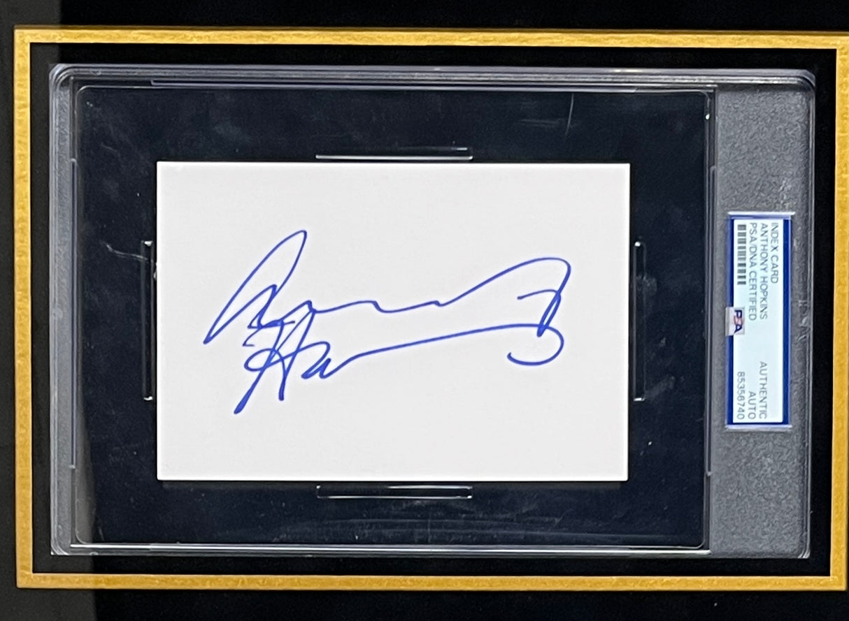 Anthony Hopkins-Hannibal Lecter signed cut