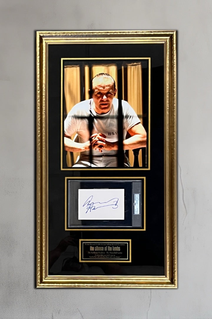 Anthony Hopkins-Hannibal Lecter signed cut