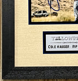 Cole Hauser-Yellowstone signed photo