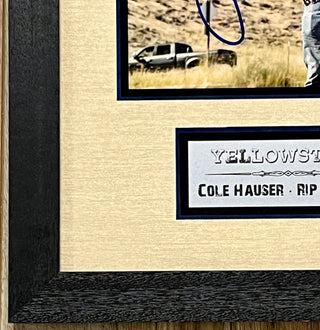 Cole Hauser-Yellowstone signed photo