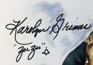 Karolyn Grimes It's A Wonderful Life Autographed Mini Movie Poster