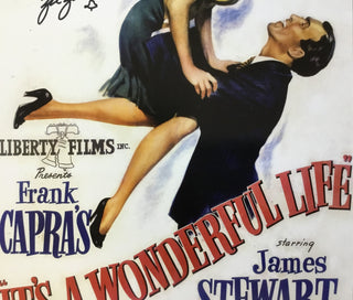 Karolyn Grimes It's A Wonderful Life Autographed Mini Movie Poster