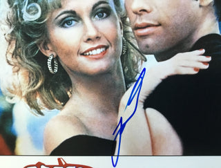 John Travolta Grease Autographed Mini Movie Poster