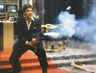 Al Pacino Scarface Autographed Photo Say Hello To My Little Friend