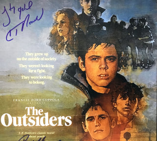 The Outsiders C. Thomas Howell Ralph Macchio Autographed Photo