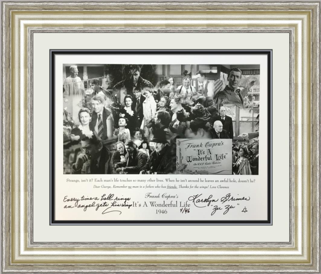 Karolyn Grimes It's A Wonderful Life Limited Edition Autographed Photo