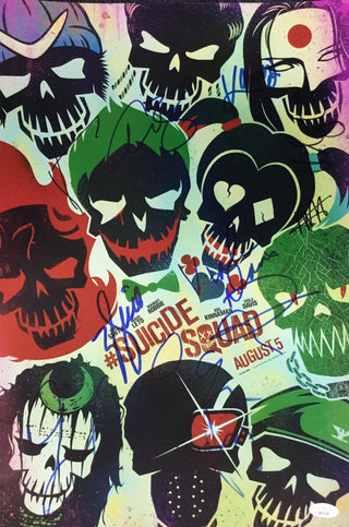 Suicide Squad Cast Signed Autographed Photo