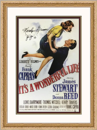 Karolyn Grimes It's A Wonderful Life Autographed Mini Movie Poster