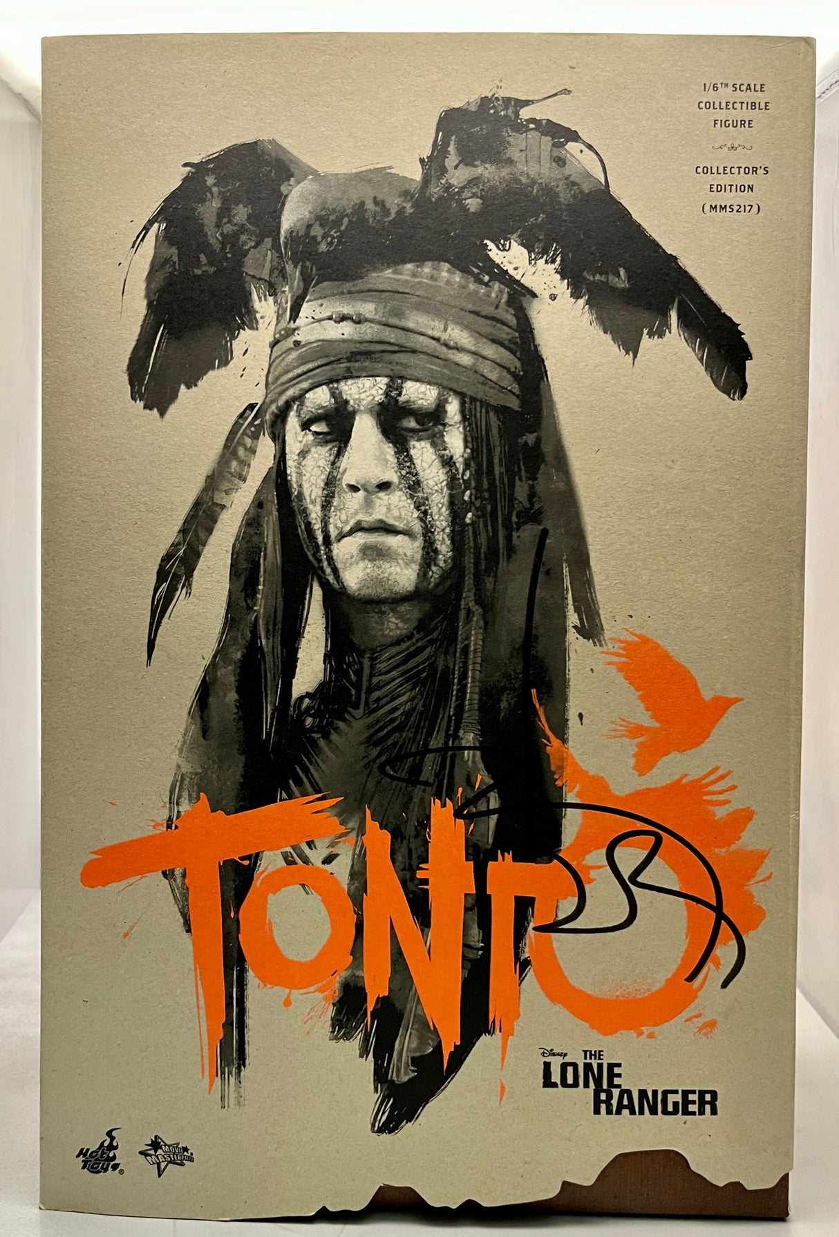 Johnny Depp-Tonto signed 12" figure