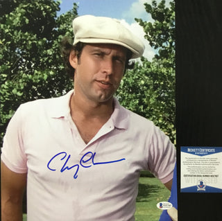 Chevy Chase Caddyshack Signed 11x14 Photo