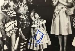 Wizard of OZ Signed by 3 Munchkins  Slover - Carroll & Maren