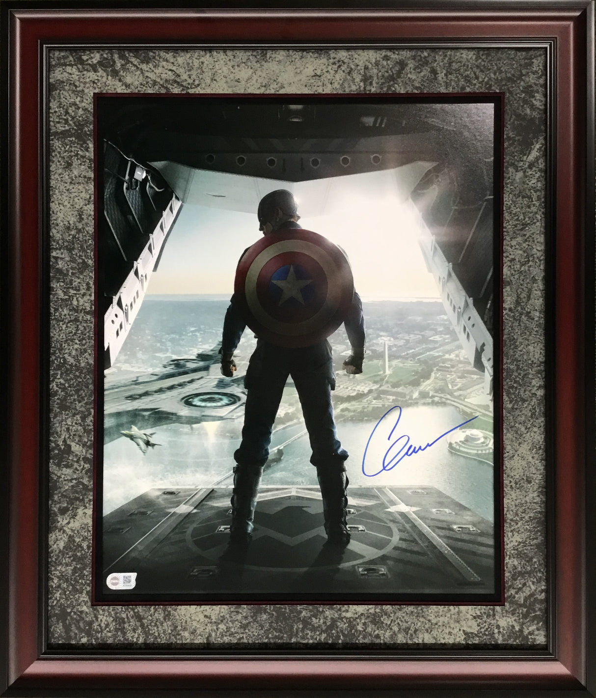 MARVEL Captain America Chris Evans Signed Photograph