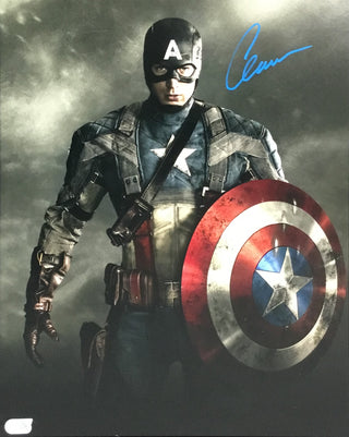 MARVEL Captain America Chris Evans Signed Photograph