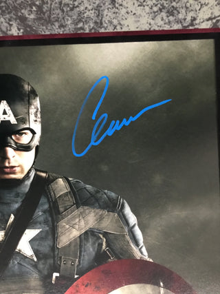 MARVEL Captain America Chris Evans Signed Photograph