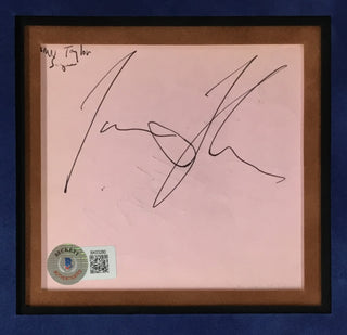 James Taylor Signed Cut