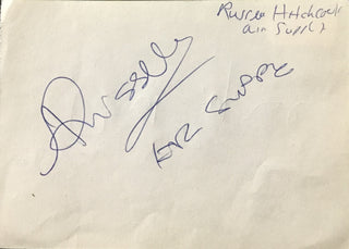 David Byrne Signed Cut Talking Heads