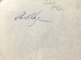 Joe Cocker Signed Cut Woodstock