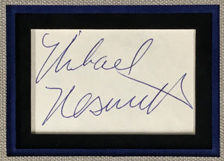 Michael Nesmith The Monkees Signed Cut