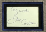 Joe Cocker Black & White Signed Cut