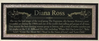 Diana Ross Signed Cut