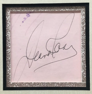 Diana Ross Signed Cut