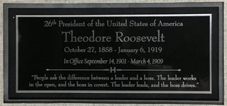 President Theodore Roosevelt Cut Signature