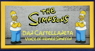 Dan Castellaneta-The Simpson's signed cut