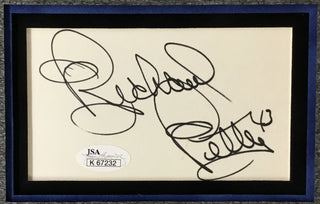 Richard Petty-Nascar signed cut