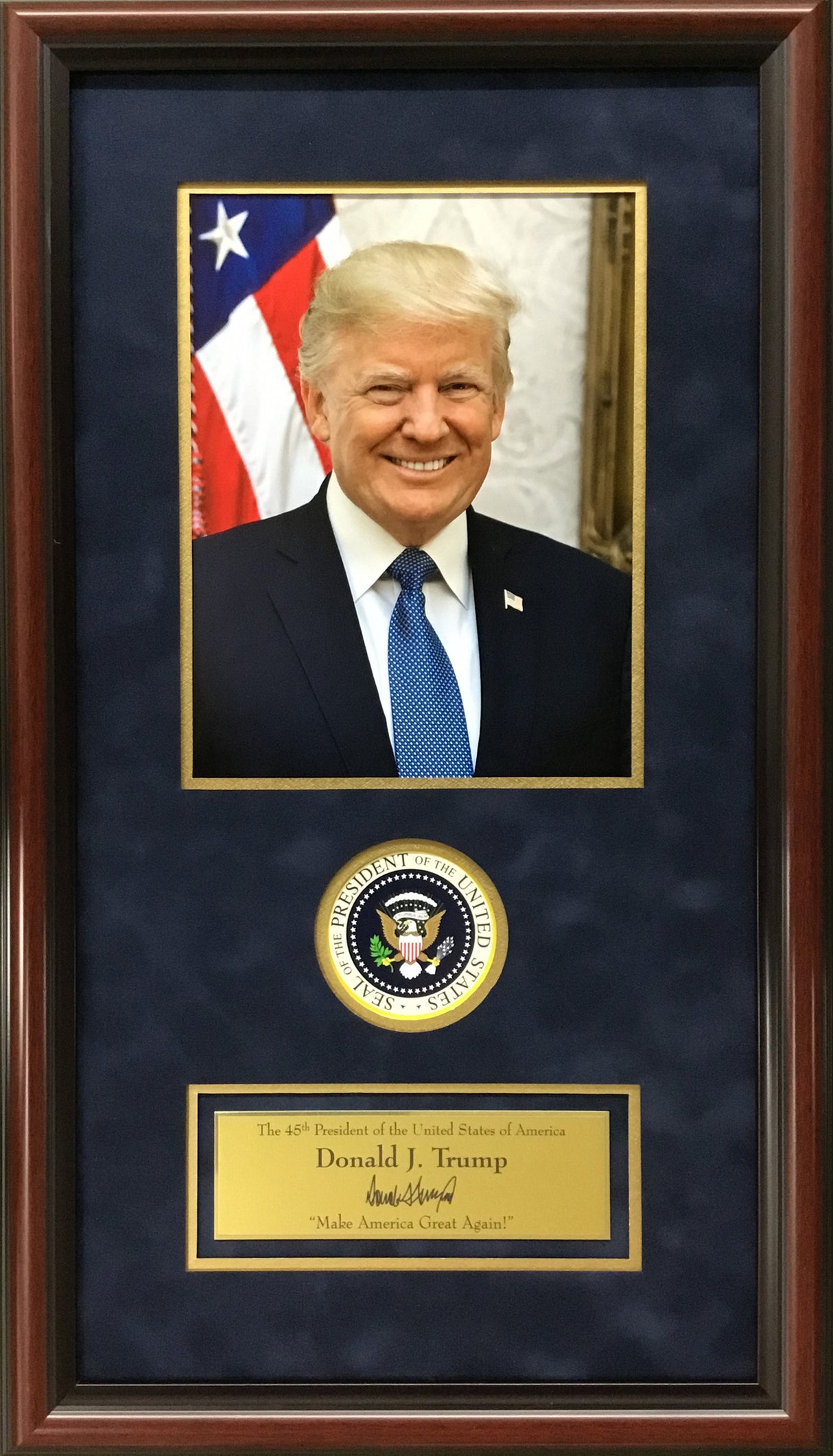 President Donald J Trump Laser Engraved Signature Series