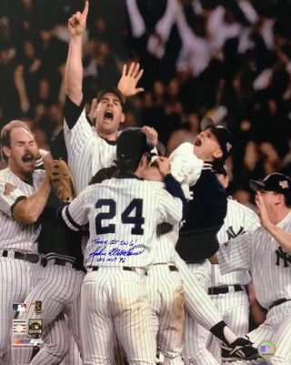 John Wetteland signed "WS MVP '96" 16x20 photo