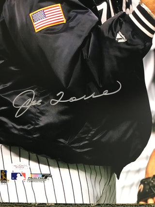 Joe Torre w/Mariano Rivera signed 16x20 photo