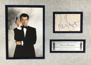 Pierce Brosnan James Bond Signed Cut