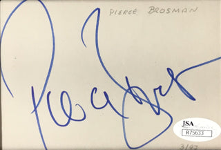 Pierce Brosnan James Bond Signed Cut